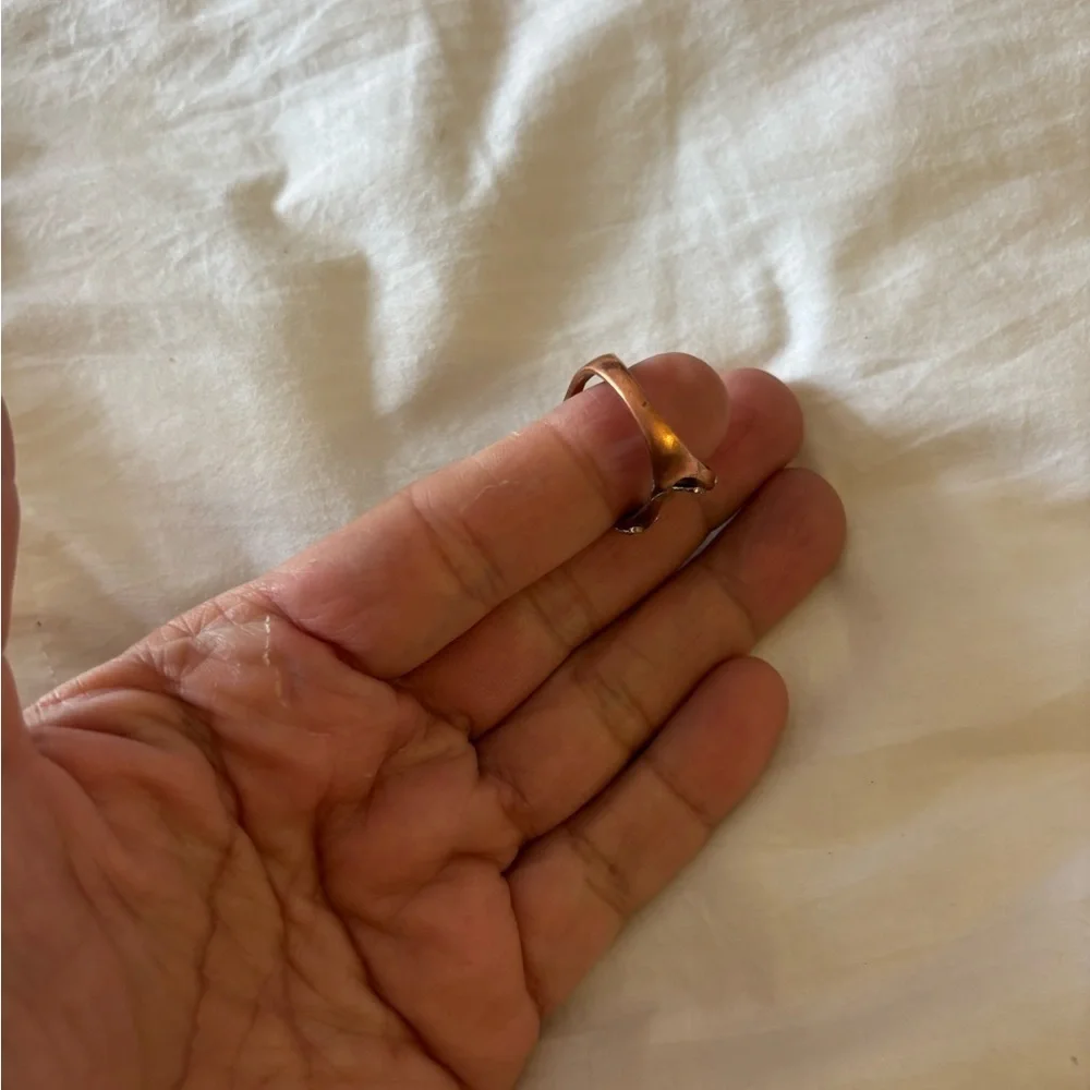 Elegant Starfish Rose Gold Color Ring Size 9